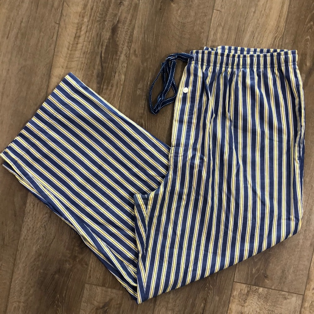 Worn once - STAFFORD 100% Cotton Men’s Sleep Pants / Pajama Bottoms - Picture 1 of 9
